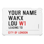 Your Name WAKX LOU  iPad Mini Cases