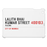 LALITH BHAI KUMAR STREET  iPad Mini Cases