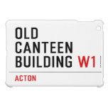 Old  Canteen  building  iPad Mini Cases