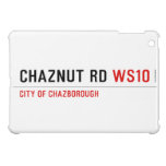 Chaznut rd  iPad Mini Cases