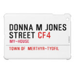 Donna M Jones STREET  iPad Mini Cases