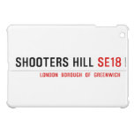 Shooters hill  iPad Mini Cases
