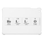 hello  iPad Mini Cases