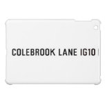 COLEBROOK LANE  iPad Mini Cases