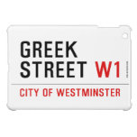 Greek Street  iPad Mini Cases