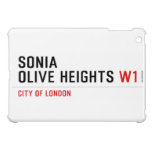 Sonia olive heights  iPad Mini Cases
