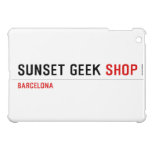 SUNSET GEEK  iPad Mini Cases