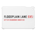 Floodplain lane  iPad Mini Cases