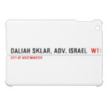 Daliah Sklar, Adv. Israel   iPad Mini Cases