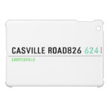 casville road826  iPad Mini Cases
