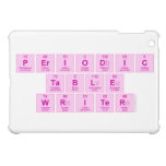 Periodic
 Table
 Writer  iPad Mini Cases