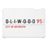 O-L-I-W-O-O-D  iPad Mini Cases