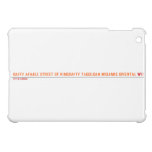 Raffy Afable street of kingRAffy tagoloan misamis oriental  iPad Mini Cases