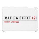 Mathew street  iPad Mini Cases