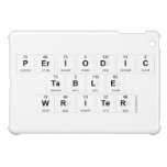 Periodic
 Table
 Writer  iPad Mini Cases