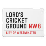 LORD'S CRICKET GROUND  iPad Mini Cases