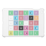 ABC|DEF
 .|GHIJK 
 .|LM.N|O 
 .PQRST
 UVWXYZ  iPad Mini Cases