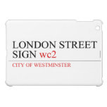 LONDON STREET SIGN  iPad Mini Cases