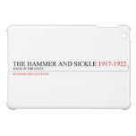 the hammer and sickle  iPad Mini Cases