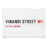 VINANDI STREET  iPad Mini Cases
