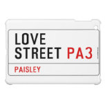 LOVE Street  iPad Mini Cases