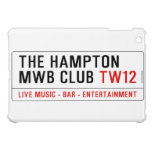 the Hampton  MWB Club  iPad Mini Cases