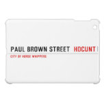 paul brown street   iPad Mini Cases