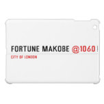 FORTUNE MAKOBE  iPad Mini Cases