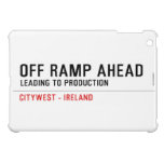off Ramp ahead  iPad Mini Cases