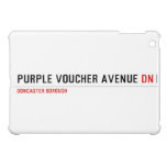 purple voucher avenue  iPad Mini Cases