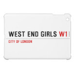 WEST END GIRLS  iPad Mini Cases