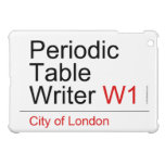 Periodic Table Writer  iPad Mini Cases