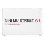 NINI MU STREET  iPad Mini Cases