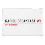 karibu breakfast  iPad Mini Cases