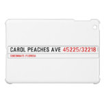 CAROL PEACHES AVE  iPad Mini Cases