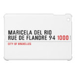 Maricela del Rio Rue de Flandre 94  iPad Mini Cases