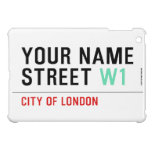 Your Name Street  iPad Mini Cases