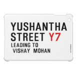 Yushantha  Street  iPad Mini Cases