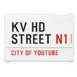 KV HD Street  iPad Mini Cases
