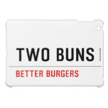  TWO BUNS  iPad Mini Cases