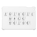 Periodic
 Table
 Writer  iPad Mini Cases