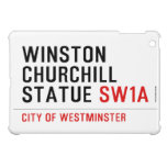WINSTON CHURCHILL STATUE  iPad Mini Cases