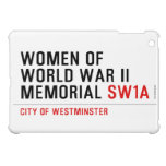 women of world war II memorial  iPad Mini Cases
