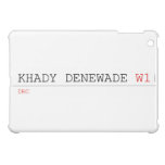 Khady denewade  iPad Mini Cases