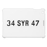 34 SYR 47  iPad Mini Cases