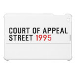 COURT OF APPEAL STREET  iPad Mini Cases