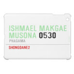 ISHMAEL MAKGAE MUSONA  iPad Mini Cases