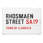 Rhosmaen Street  iPad Mini Cases