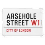 Arsehole Street  iPad Mini Cases