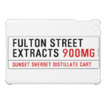 Fulton street Extracts  iPad Mini Cases